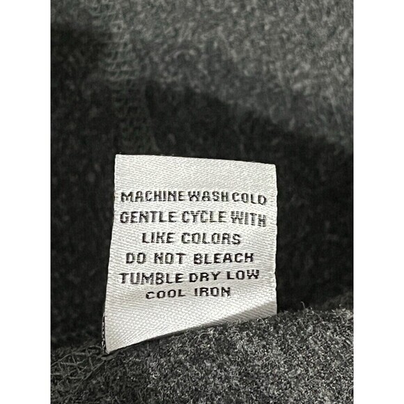 Habitat Black Brushed Fleece Shawl Neckline Oversized Open Lagenlook Jacket Med - Picture 10 of 10